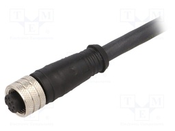 Cable: for sensors/automation; PIN: 8; M12-M12; 5m; plug; plug; male