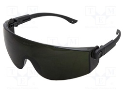 Safety spectacles; Protection class: F; Resistance to: UV rays