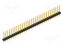 Connector: pin strips; pin header; male; PIN: 31; 2.54mm; THT; 1x31
