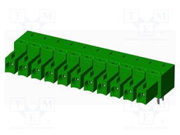 Connector: pluggable terminal block; socket; female; angled 90°