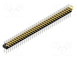 Connector: pin strips; pin header; male; PIN: 66; 2.54mm; THT; 2x33