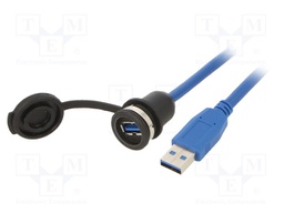 Adapter cable; USB A socket,USB A plug; 1310; USB 3.0; IP65; 0.5m