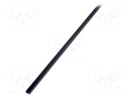 Heatsink: extruded; grilled; SOT32,TO126,TO220; black; L: 1000mm