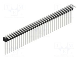 Connector: pin strips; pin header; male; PIN: 33; 1.27mm; THT; 1x33
