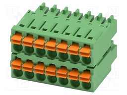 PCB connector, nominal cross section: 1.5 mm?, color: green,