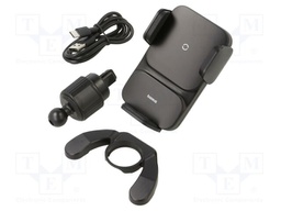 Car holder; black; air vent; snapped-in