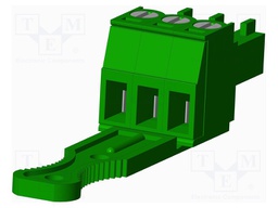 Connector: pluggable terminal block; plug; female; straight; 300V