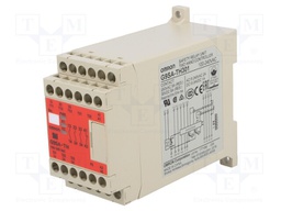Module: safety relay; Series: G9SA; IN: 2; Mounting: DIN; -20÷55°C