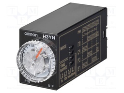 Timer; 0,1s÷10min; 4PDT; 250VAC/3A; 24VDC; socket; -10÷55°C; PIN: 14