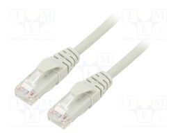 Patch cord; U/UTP; Cat: 5; RJ45 plug,both sides; stranded; Cu; 1m