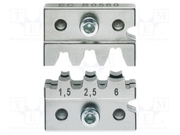Crimping jaws; flat tip
