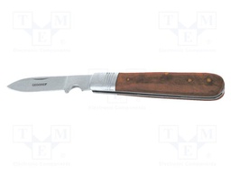Knife; for wire stripping; 195mm; folding