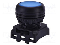 Switch: push-button; 22mm; blue; LED; IP65; flat; E; Pos: 2; Ø22.5mm