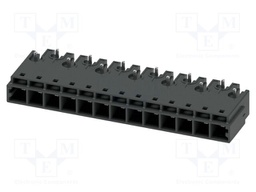 PCB headers, nominal cross section: 4 mm2, color: black, nom