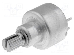 Potentiometer: shaft; single turn; 2.2kΩ; 1W; ±20%; 4mm; linear; THT
