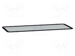 Cable gland plate; steel; W: 220mm; L: 495mm; Spacial S3D; D: 1.5mm