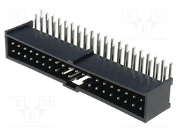 Socket; IDC; male; PIN: 40; angled 90°; THT; tinned; 2.54mm