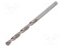 Drill bit; for metal; Ø: 4.3mm; L: 80mm; HSS; Working part len: 47mm