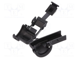 Cable hood and fastener; 2.5mm System; angled 90°