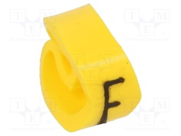 Markers for cables and wires; Label symbol: F; 4÷10mm; PVC; PA