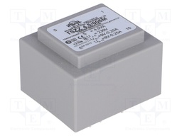 Transformer: encapsulated; 4.5VA; 230VAC; 9V; 9V; 0.25A; 0.22A; IP00