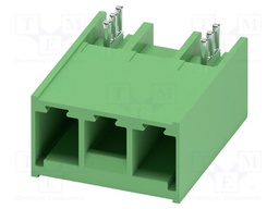 PCB headers, nominal cross section: 6 mm?, color: green, nom