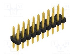 Connector: pin strips; pin header; male; PIN: 20; 2mm; THT; 2x10