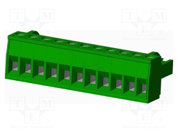 Connector: pluggable terminal block; plug; female; straight; 12A