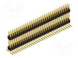 Connector: pin strips; pin header; male; PIN: 64; 1.27mm; SMT; 2x32