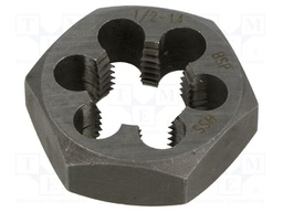 Threading die; 1/2"; high speed steel