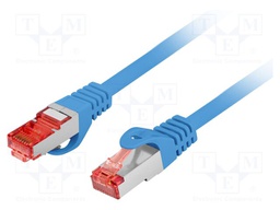 Patch cord; RJ45 plug,both sides; S/FTP; 6; stranded; Cu; LSZH