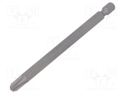 Screwdriver bit; Phillips; PH3; Overall len: 100mm