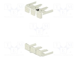 Terminal cover; Poles: 3; outside; with holder