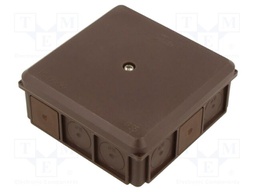 Enclosure: junction box; X: 90mm; Y: 90mm; Z: 37mm; wall mount; IP55