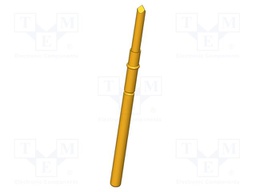 Test needle; Operational spring compression: 4mm; 5A; Ø: 1.3mm
