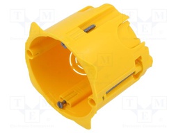 Enclosure: junction box; Ø: 67mm; Z: 60mm; plaster embedded; IP20