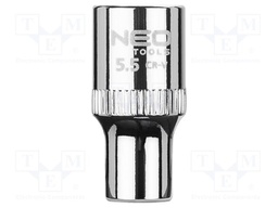 Socket; 6-angles,socket spanner; HEX 5.5mm; 1/4"; SUPERLOCK