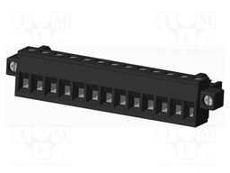 Connector: pluggable terminal block; plug; female; straight; 300V