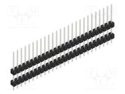 Connector: pin strips; pin header; male; PIN: 26; 2.54mm; THT; 1x26