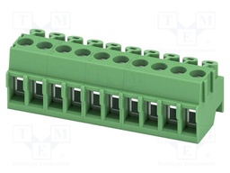 PCB connector, nominal cross section: 1.5 mm?, color: green,