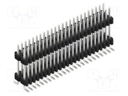 Connector: pin strips; pin header; male; PIN: 48; 1.27mm; SMT; 2x24