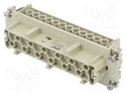 Connector: rectangular; female; EPIC H-BVE; PIN: 12; 12+PE; 16A