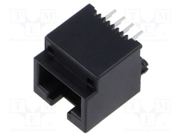 Socket; RJ45; PIN: 8; Layout: 8p8c; THT; straight