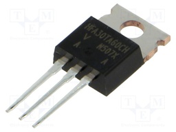 Diode: rectifying; THT; 600V; 30A; Ifsm: 150A; Ufmax: 1.7V; Ir: 10uA