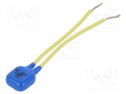 Sensor: thermostat; Output conf: NC; Topen: 150°C; Tclos: 130°C