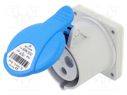 Connector: AC supply 3-phase; socket; female; 32A; 230VAC; IP54