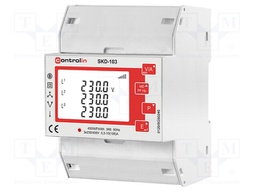 Electric energy meter; 230/400V; 100A; Network: three-phase; IP51