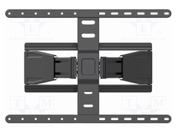 Holder; for wall mounting; 50kg; 43÷90"; black