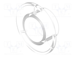 Actuator lens; 14; colourless; plastic; Ø40mm
