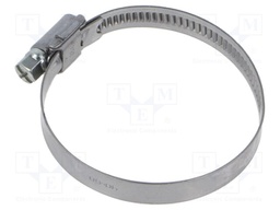 Worm gear clamp; W: 9mm; Clamping: 40÷60mm; steel; WD9; W2